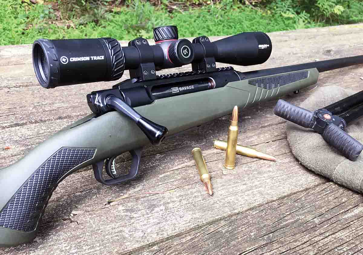 In late 2020, Savage Arms announced the introduction of its American-made, straight-pull Impulse line. Among the offerings is the Hog Hunter, shown here.